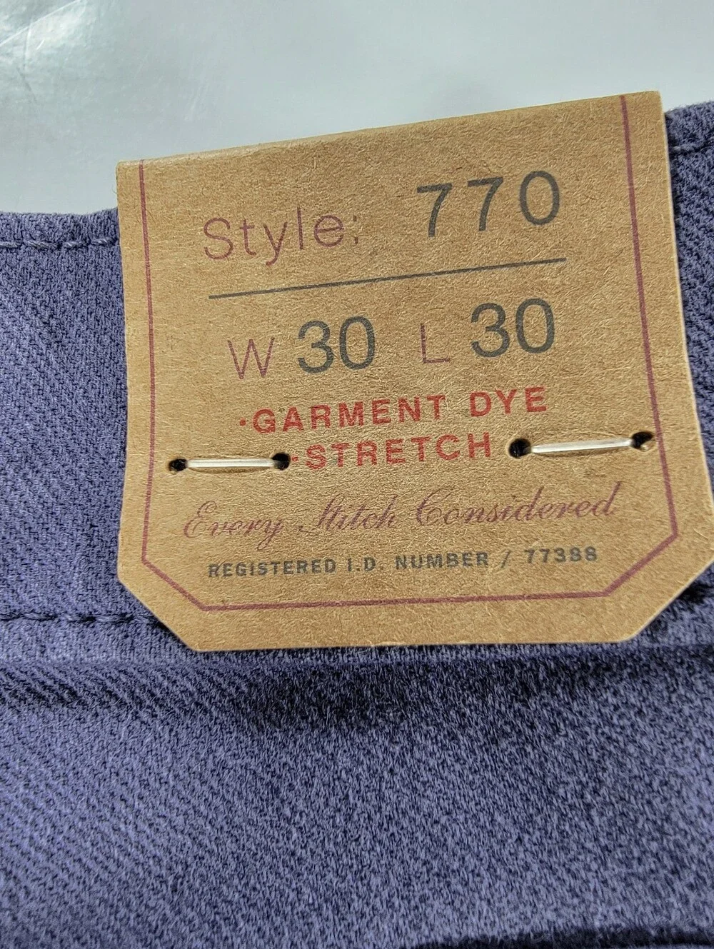 NEW J. Crew Men's 770 Straight Fit Stretch Jeans Gray Blue 30X30 NWT Denim